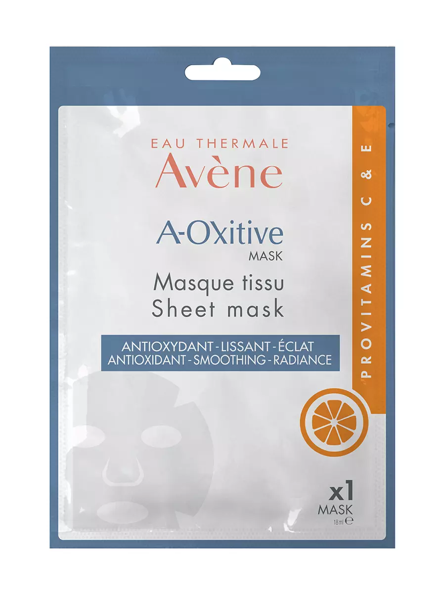 Антиоксидантная разглаживающая тканевая маска АВЕН A-Oxitive 