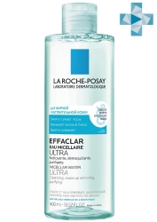 Мицеллярная вода LA ROCHE-POSAY EFFACLAR Ultra для жирной и проблемной кожи 400мл
